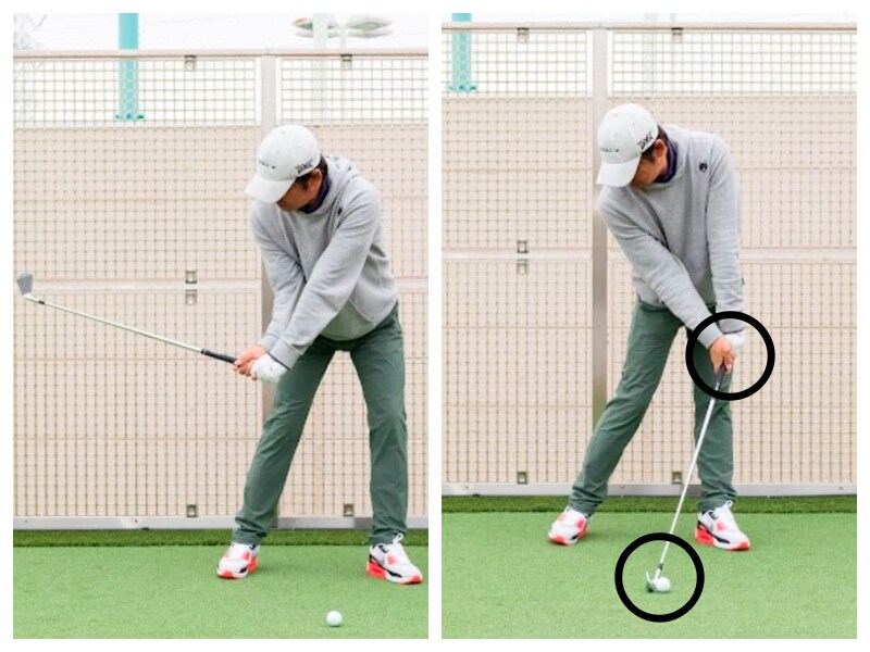 アイアンは“トゥ狙い”で打つと上達する！イメージは「ホッケーのショット」