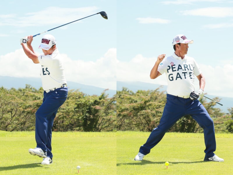 「野球のピッチャー」をイメージすると真っすぐ飛ぶ!ドライバーのコツ