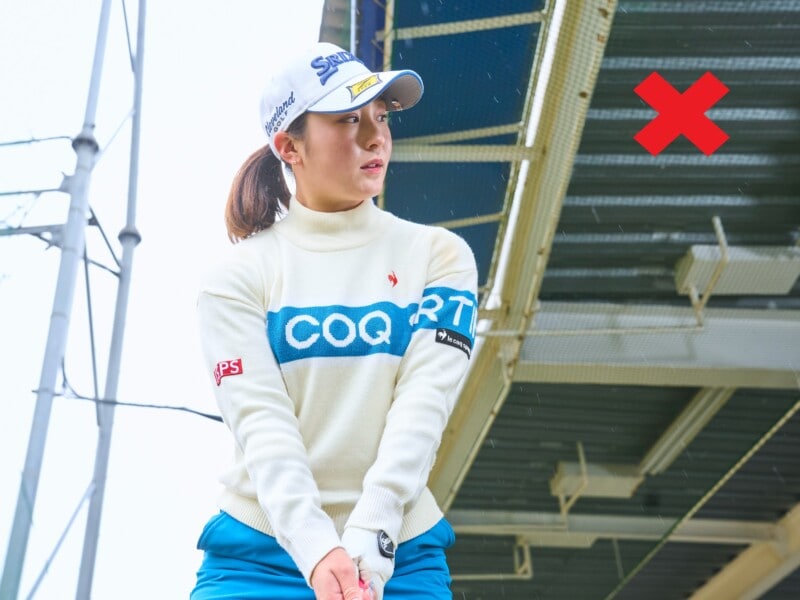 アイアンショットを真っすぐ飛ばす!ティッシュ1枚でできる練習法