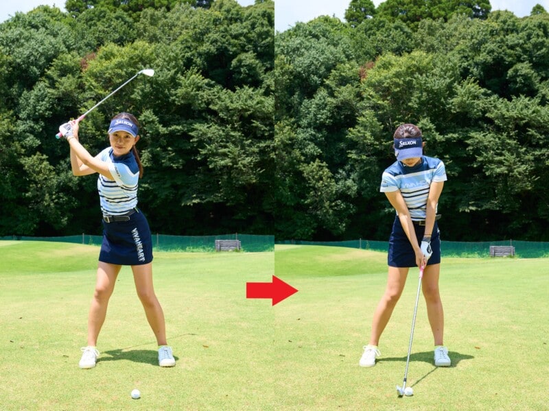 「右ヒジの向き」を直すだけ!アイアンショットがブレないコツを解説