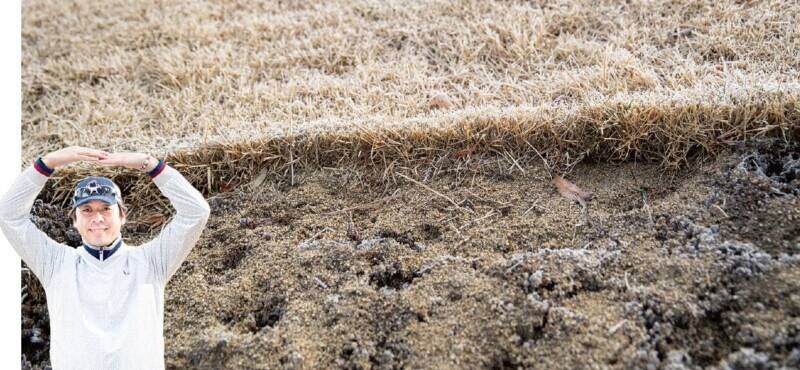 薄芝でのアプローチはパターを使ってみて!ザックリのミスをなくそう