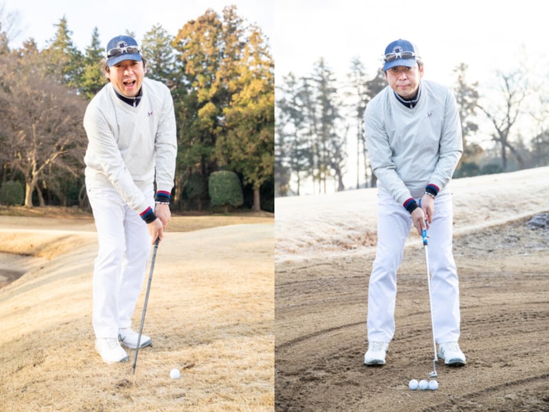 薄芝でのアプローチはパターを使ってみて!ザックリのミスをなくそう