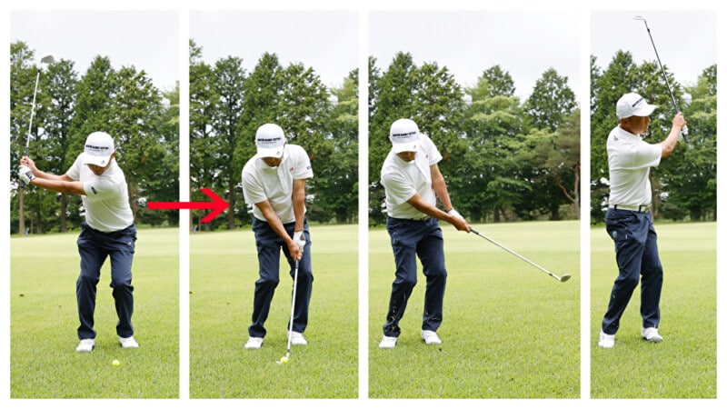 「グリップエンドをヘソに向ける」と狙った方向に打てる!人気コーチが解説