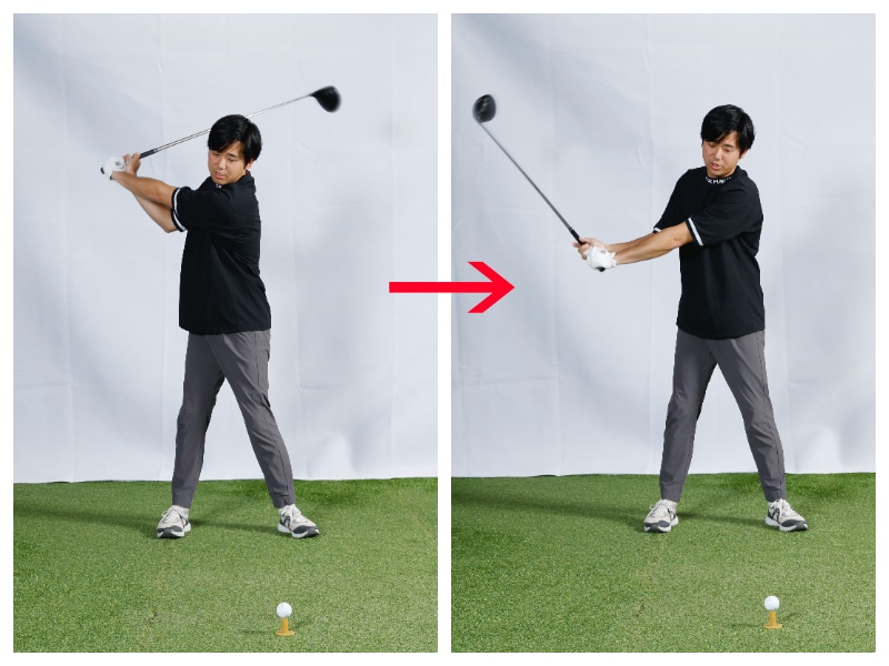 「グリップエンドをヘソに向ける」と狙った方向に打てる！人気コーチが解説