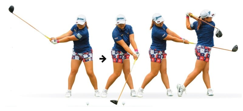 飛距離を伸ばすコツは「極端なハンドファースト」のイメージが◎