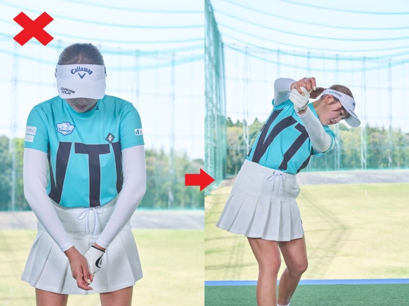 ティッシュ1枚で解決！アイアンのミスの原因は「ワキの締めすぎ」だった