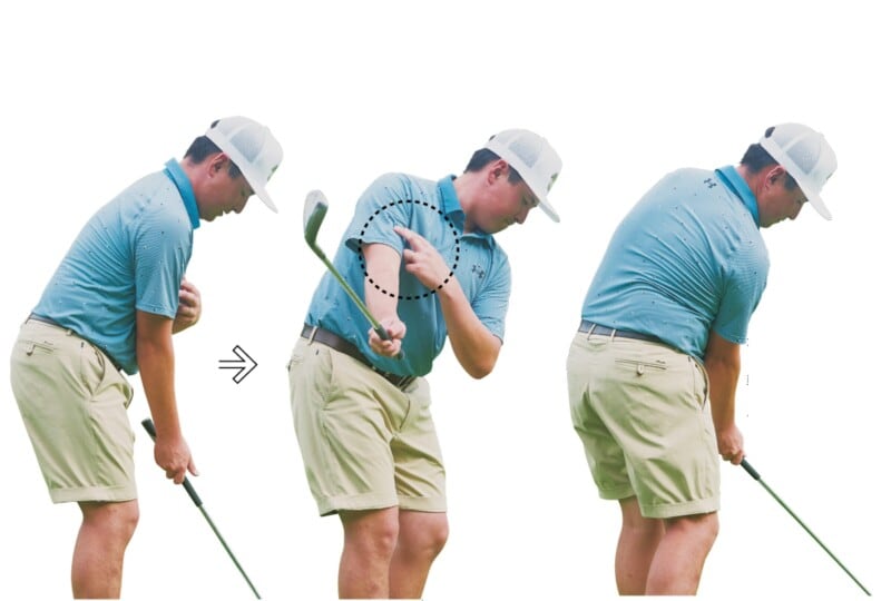 ミスを出さないアプローチのコツは「胸と手元の距離」が超重要