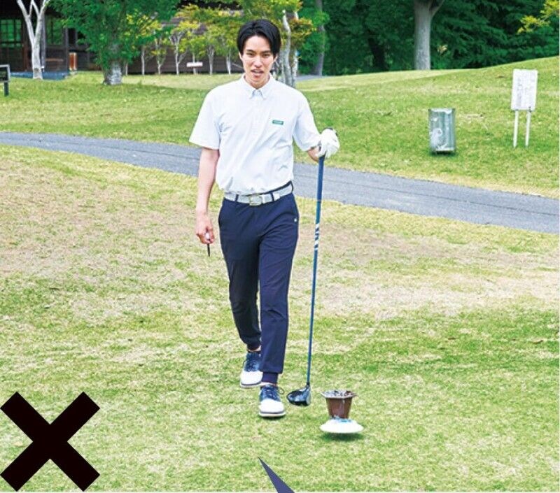 クラブを左手から持つのはNG⁉ミスの原因は打つ前のルーティンにあり