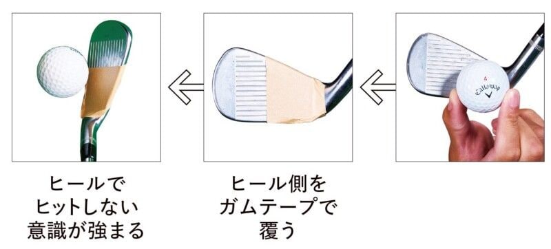 30分でできる!ガムテープを使ってミスヒットを直す練習法