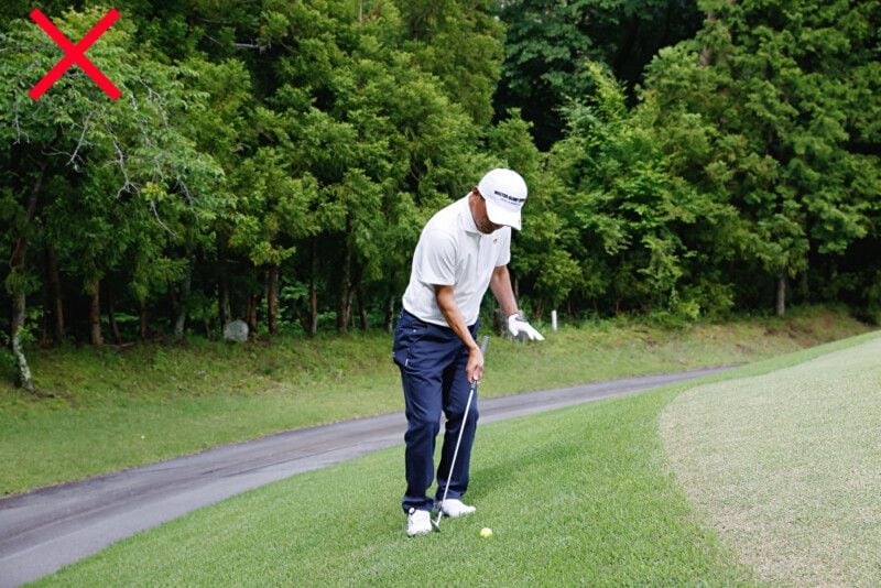 左足体重はNG！難しい状況からのアプローチの正解は？