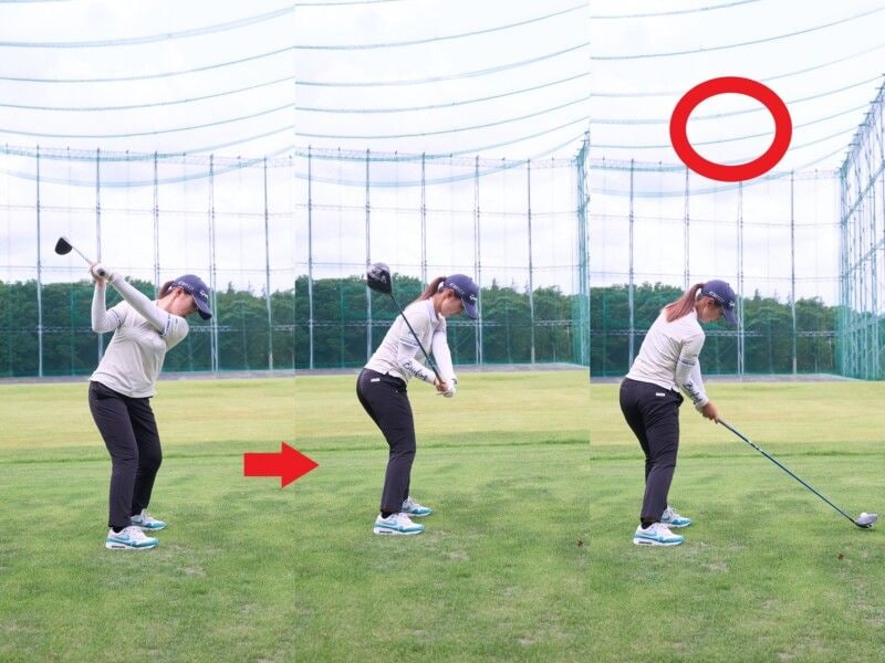 どっちが飛ぶ構え?ポイントは“右ヒジ”