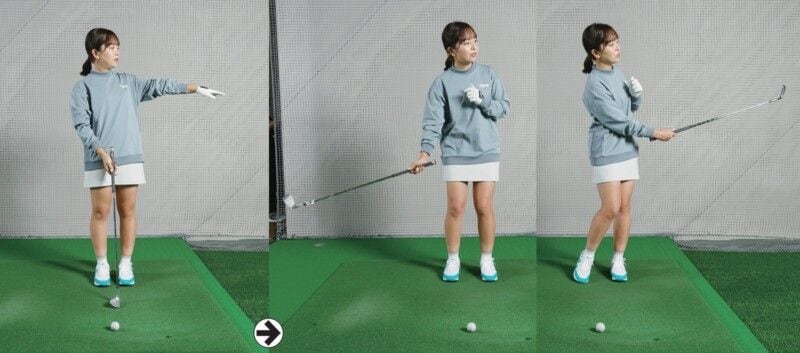“100切り”のポイントはボールの位置！簡単にピンに寄るアプローチドリル