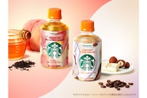 【セブン-イレブン】限定「スターバックス WINTER COLLECTION」（新2種）ピーチティー with ハニージンジャー＆ヘーゼルナッツホワイトモカ