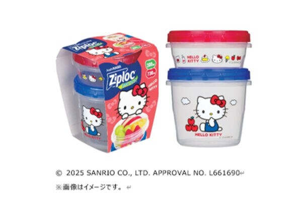 「ジップロック」初の「サンリオ」コラボが実現！ハローキティ、クロミ、シナモロールがキッチンを彩る♪