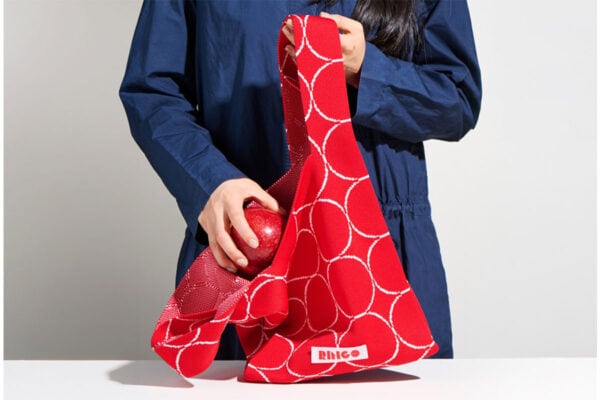 【福袋】「RINGO」縁起の良い赤が目印「ニットバッグ」がおしゃれ! 最大4個アップルパイが当たる“おみくじ”付き(全2種)を発売!
