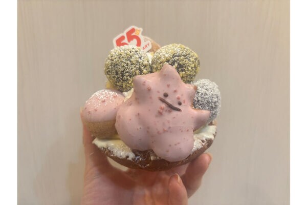 【ミスド×メタモン】食べるのかわいそう…哀愁ただよう「タマゲた! メタモンのドーナツツリー」を実食レビュー♪