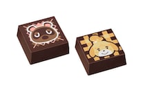 「ゴディバ」×「どうぶつの森」ティーパーティがテーマのバレンタインコレクション、「たぬきち」「しずえ」の顔がデザインされたチョコレートなど