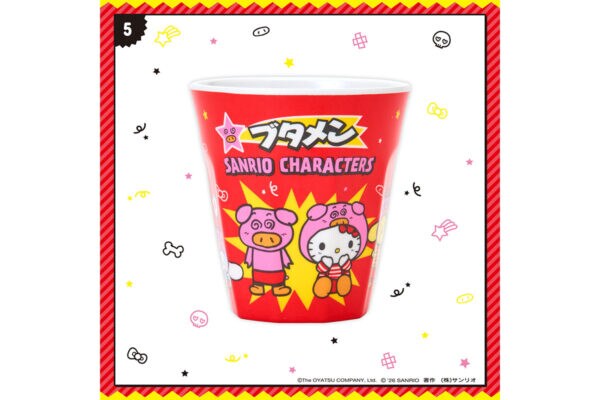 「ブタメンくん」×「サンリオキャラクター」 ブタメンと“キラキラシール”も付属する（全18アイテム）が登場！