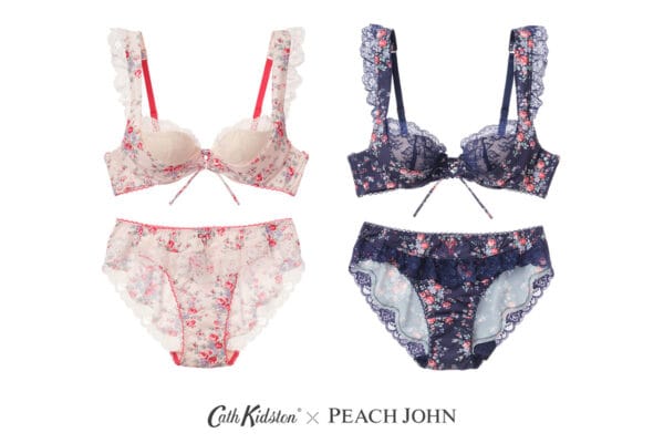 【ランジェリー】オトナ女子が大好きな…「PEACH JOHN」×「Cath Kidston」がコラボ！　ルームウエアやルームシューズも