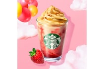 【スタバ】春の新作、第2弾は“いちごづくし”「ストロベリー シュークリーム フラペチーノ」など（全3種）見た目も華やか