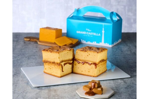 【グランドカステラ】“伸びる快感”を味わえる台湾スイーツ「台湾ピーナッツ餅カステラ」日本上陸5周年記念の新作スイーツとして発売！