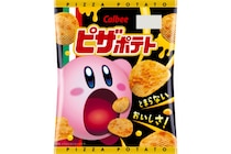 カルビー「ピザポテト」から、「星のカービィ」コラボ限定パッケージが登場！“すいこみのカービィ”など（全3種）