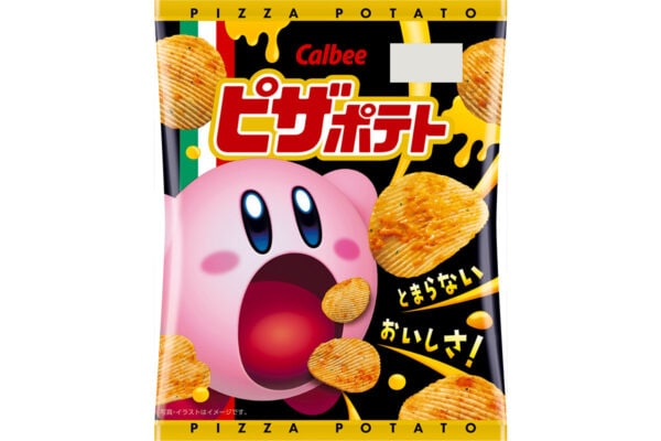 カルビー「ピザポテト」から、「星のカービィ」コラボ限定パッケージが登場!“すいこみのカービィ”など(全3種)