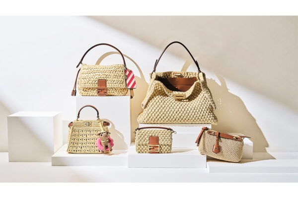 【FENDI】フェンディ　絶対欲しい、夏の 「ラフィア（※ヤシの葉）」 新作バッグ！　お値段は28～80万円