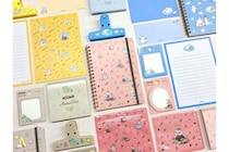 【ムーミン】大人も使いやすい…　文具24点が新発売♪　ノートやメモパッド。 ミイ ＆ スナフキン ＆ ニョロニョロも！