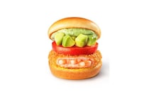 【モスバーガー】ぷりぷりとした食感が楽しめる海老カツ、大ぶりエビフライ2本入り、初夏の海老バーガー（全2種）が登場！