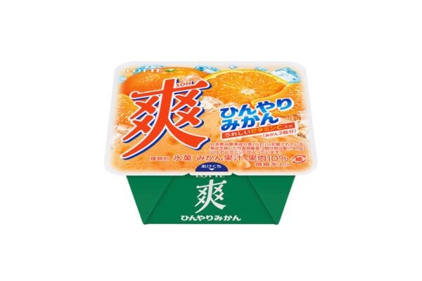 ロッテ「爽 ひんやりみかん」シャリシャリ食感と"みかん3個分のビタミンC"が夏にうれしい新作アイス