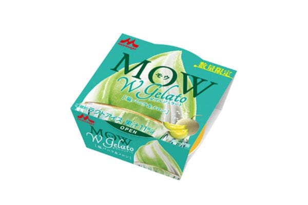 森永乳業「MOW（モウ）」初のジェラートタイプ「塩バニラ＆メロン」が夏限定で登場！
