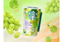 「スタバ」チルドカップシリーズから“初のマスカットフレーバー”「アールグレイマスカットティーラテ」登場！