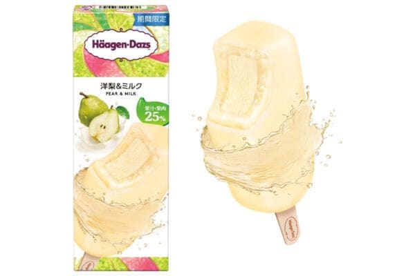 「ハーゲンダッツ」“夏限定”「洋梨＆ミルク」“2層コーティング”のアイスクリームバーを発売！