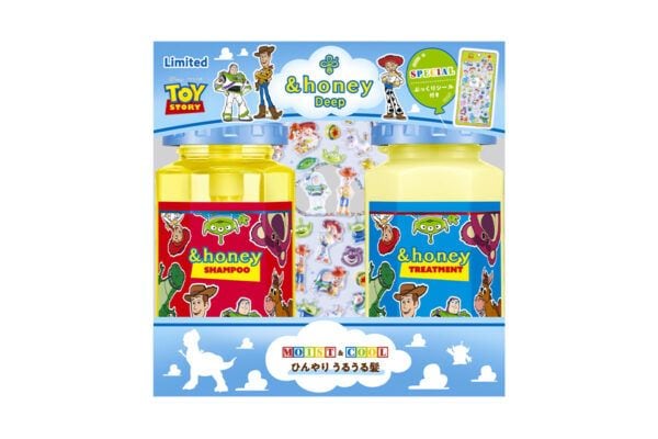 【ぷっくりシール付き】「アンドハニー」“ピクサーキャラ”とコラボ!「トイ・ストーリー」&「モンスターズ・インク」シャンプーセット(全2種)が登場