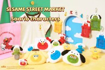 【セサミ × サンリオ】！　超人気コラボ第2弾は、“4組のキャラペア” がポーチ、バッジ、Tシャツに…♪