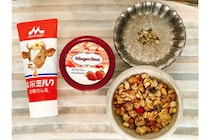 【ハーゲンダッツ】“公式”アレンジレシピ「煉乳ストロベリーパフェ」「かきのたねアイス」（全2品）を作ってみた！