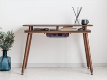 テーブルの上が一瞬で片付く！スぺパ収納こたつ「スペース」が登場｜シェルフ付き2WAY