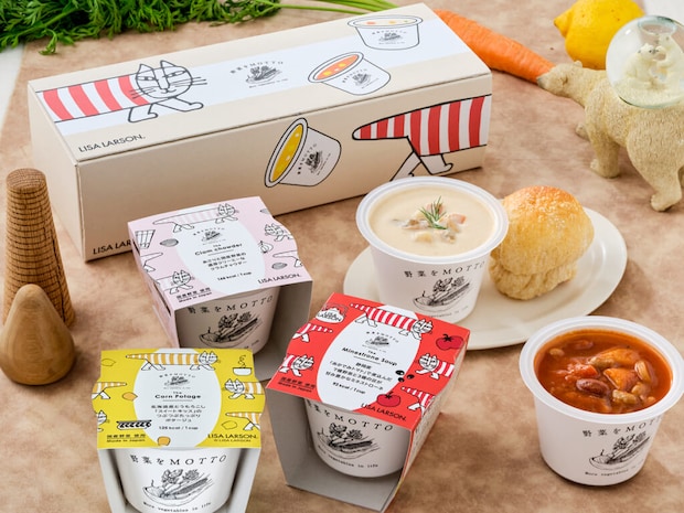 野菜をMOTTO「マイキーデザインのスープセット」