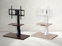 指先一つでベストポジションへ！最大48cm昇降「電動昇降テレビスタンド」新登場