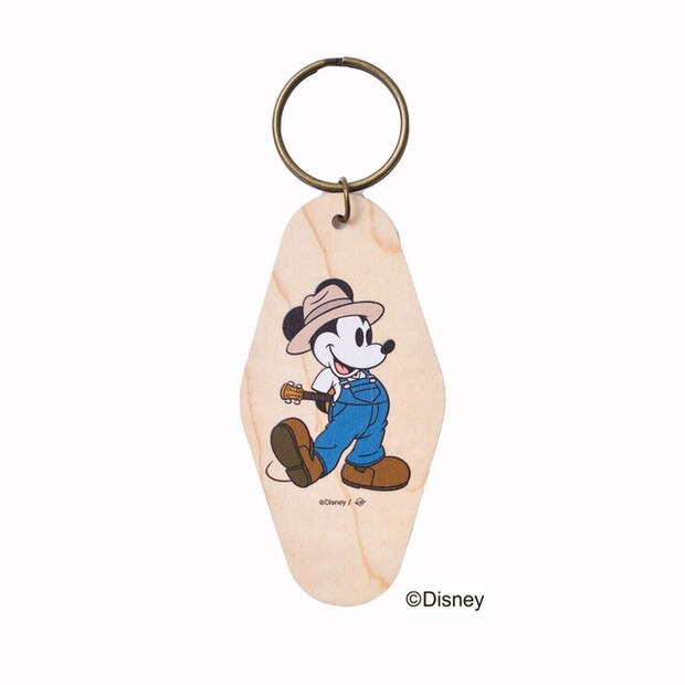 HIRAIDAI / “Mickey Mouse” wooden KEYCHAIN