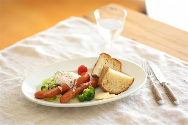 ふかふか&もちもちのパンに変身「朝食プレート」