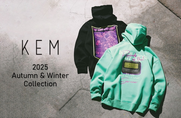 【KEM×niko and ...】平成レトロがテーマのフーディがおしゃれで可愛い♪