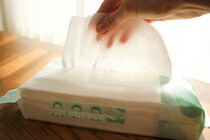 【シルクのような肌ざわり】使い捨てフェイスタオル 『ufutto スウヨタオルCICA』10月1日新発売