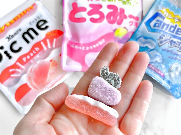 個性派すぎる新食感！新作グミ3種食べ比べてみた｜ピックミー・とろみ～グミ・カンデミーナグミジャリシャリ