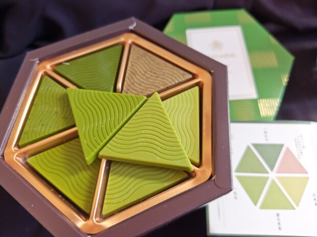 メリーチョコレート・バレンタイン限定「奏-KANADE- 日本茶タブレット」5