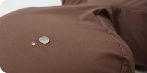 撥水加工がされています