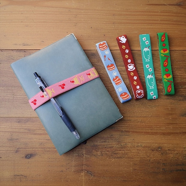 手帳やシール帳バンドにも使える♪