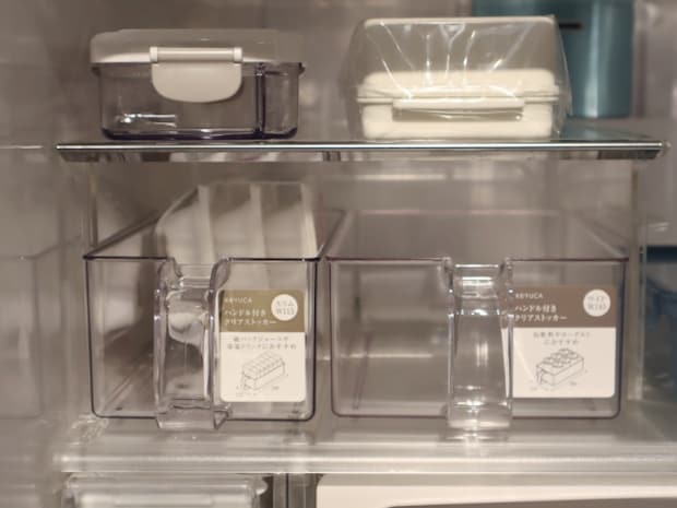 ライフソリューションブランド「KEYUCA」 2026年2月4日（水）2026年春の新作発表会」整理収納アドバイザー・中山真由美さんによる新生活収納術の様子（ストッカー・画像提供：KEYUCA）