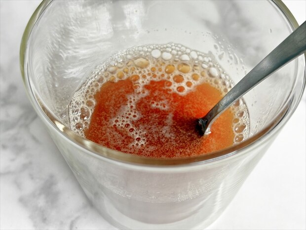 ネスカフェ クーラー　ラズベリー　作り方２